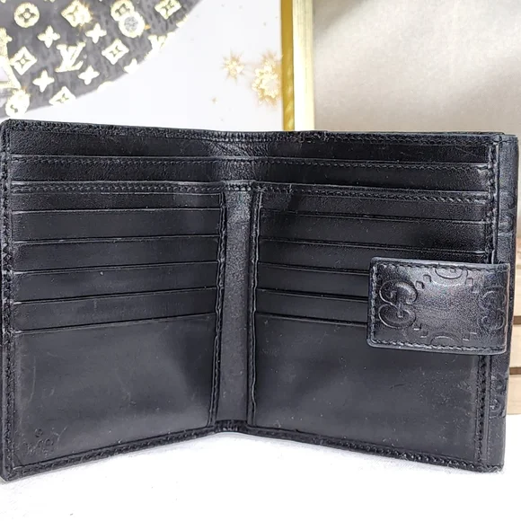 Gucci GG Guccissima Lambskin French flap Bifold Wallet PRISTINE CONDITION W/ Box - Picture 12 of 17